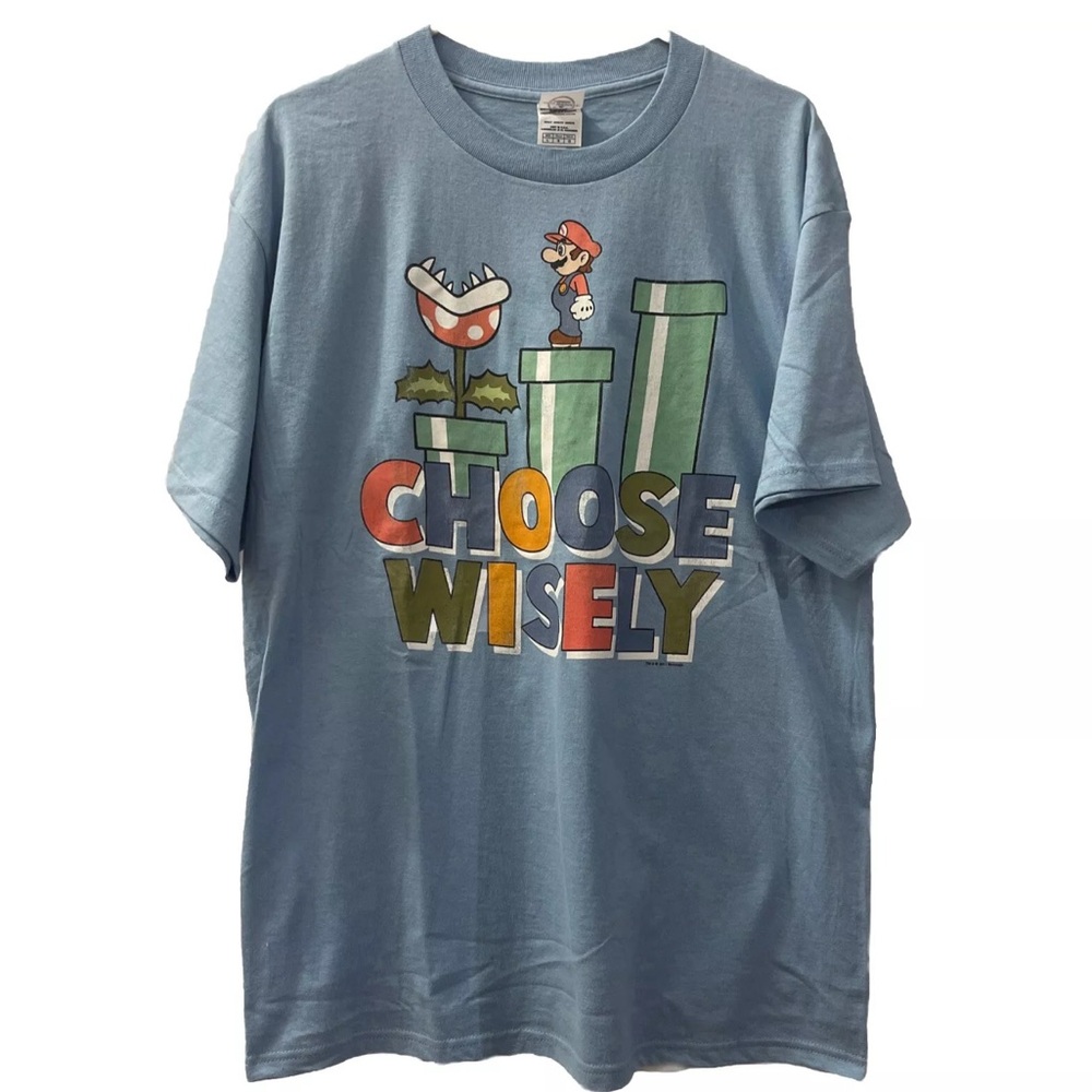 Super Mario Choose Wisely Graphic Tee